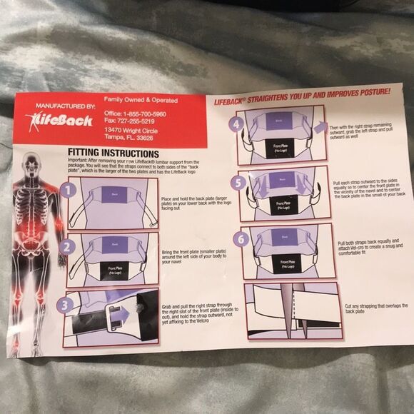 Lifeback support for your lower back pain - Picture 4 of 9